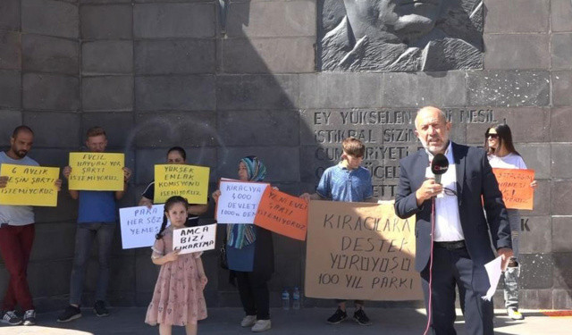 Fahiş zamlar karşısında çaresiz kalan kiracılardan sessiz zam eylemi