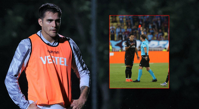 Maxi Gomez&#039;i ağlatan kırmızı kart! Trabzonspor&#039;un golcüsü soyunma odasında takımdan özür diledi