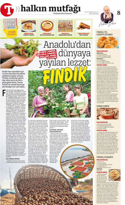 Anadolu'dan dünyaya yayılan lezzet: Fındık