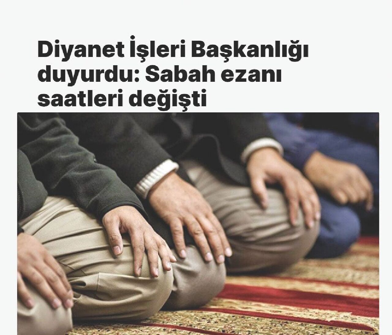 İmsak vakti tartışmaları: Milletin orucu ile oynamayın!