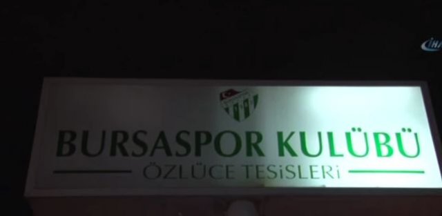 Bursaspor taraftarından 'istifa' protestosu