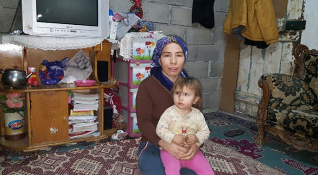 Barakada hayat mücadelesi veren ailenin dramı