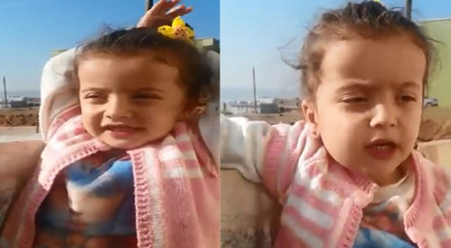 Cizreli minik kız çocuğu teröre böyle isyan etti!
