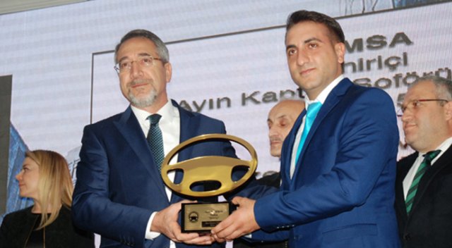 Hayat kurtaran şoföre ödül