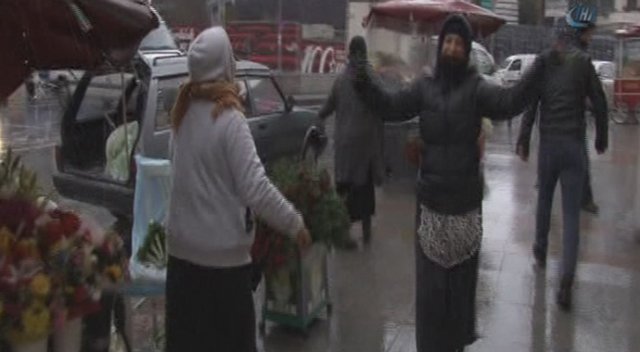 Kar yağışının en eğlenceli hali!