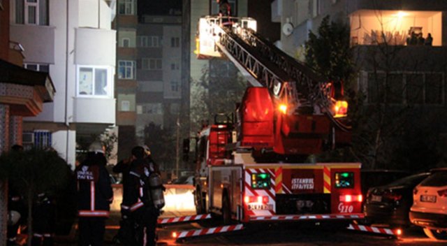 Kartal'da yangın paniği!