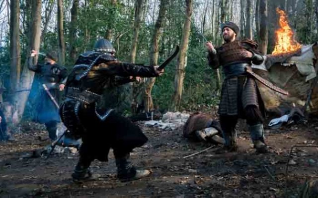 ’Diriliş Ertuğrul’da olay aksiyon sahnesi