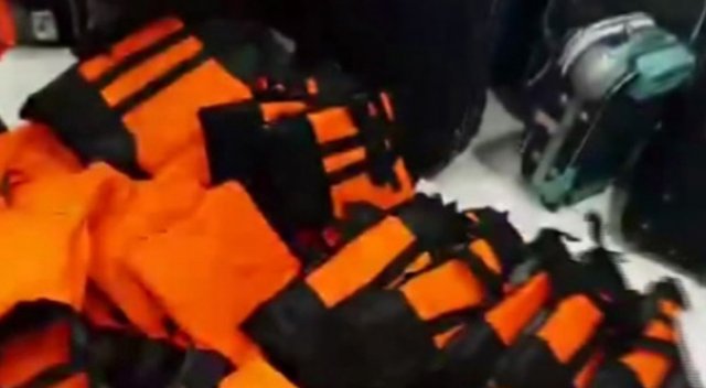 ’Sahte can yeleği’ operasyonu anbean görüntülendi