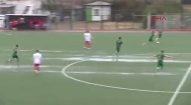 Amatör Lig'de jeneriklik gol!