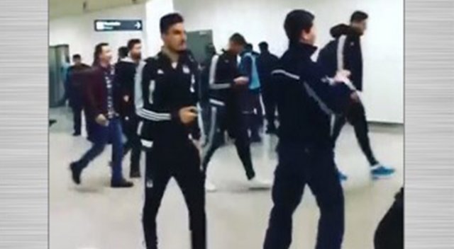 Beşiktaş'a coşkulu karşılama