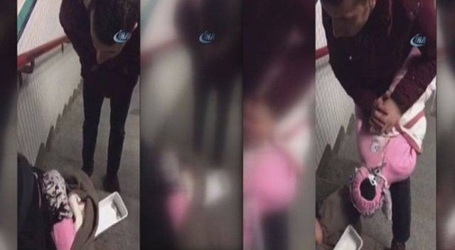 Dilencinin kucağındaki bebek sahte çıktı