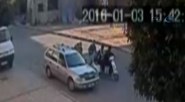 Kapkaç anı saniye saniye görüntülere yansıdı