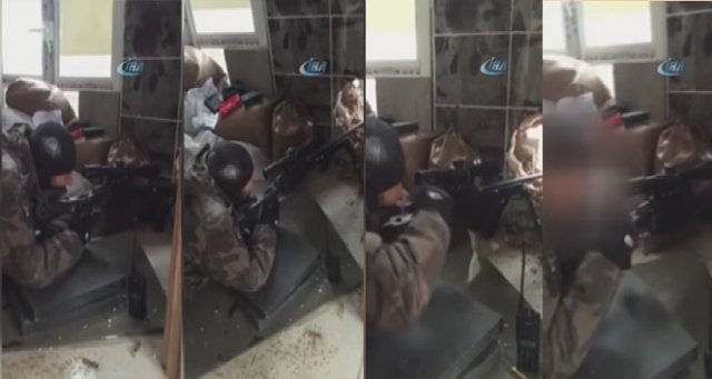 Keskin nişancılar teröristleri böyle vuruyor