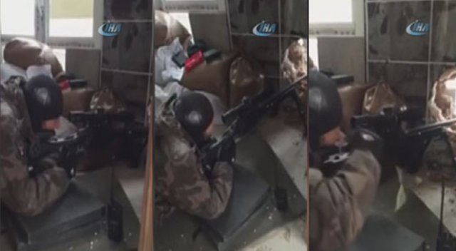 Keskin nişancılar teröristleri böyle vuruyor