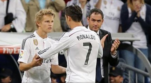 Odegaard Ronaldo'yu pazara yolladı
