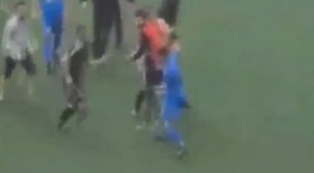 Maç yarıda kaldı