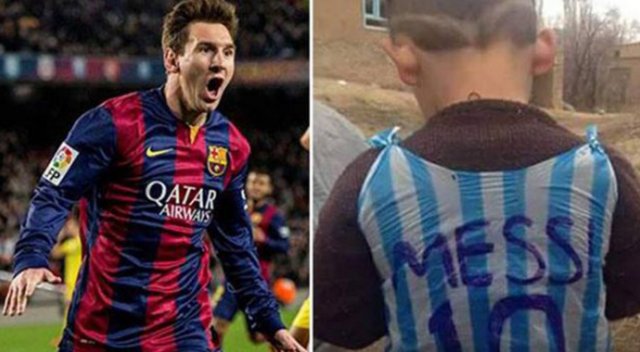Messi'den o çocuğa davet!