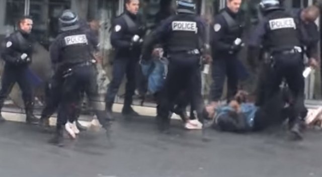 Fransız polisi 15 yaşındaki öğrenciyi dövdü ortalık karıştı