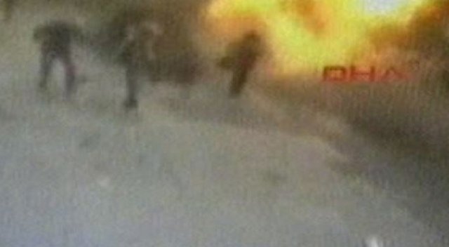 İstiklal Caddesi'ndeki patlama anı kamerada