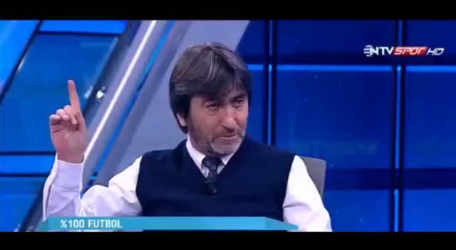 NTVSpor'da canlı yayında yangın alarmı