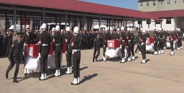 Nusaybin şehitleri memleketlerine uğurlandı