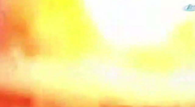 Bombalı motosiklet saniyeler sonra patladı