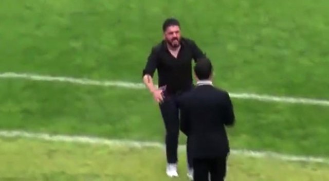 Gattuso, yardımcısını tokatladı