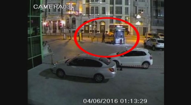 İstanbul'daki otopark cinayeti kamerada