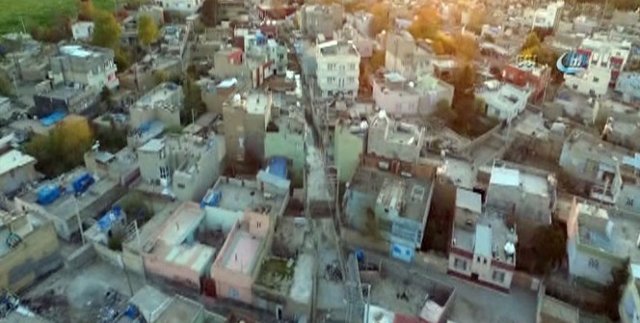 Nusaybin havadan böyle görüntülendi