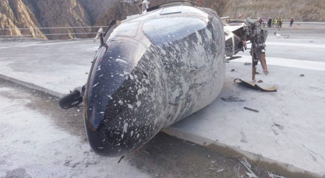 Erdoğan'ın ziyareti öncesi Artvin'de helikopter kazası
