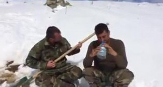 Şehidin son görüntüleri duygulandırdı