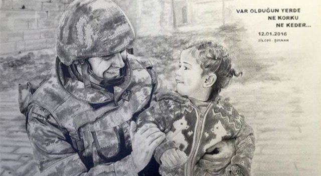 12 ressam askerin kaleminden operasyon resimleri