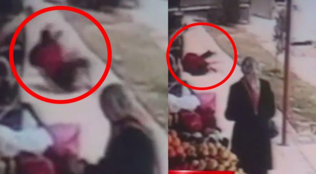 Cam silerken 6. kattan betona düştü ve ayağa kalktı!