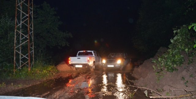 Ordu'da heyelan felaketi