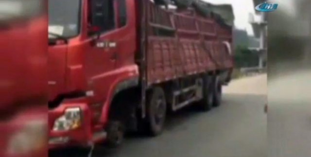 Polisi şaşkına çeviren sürücü