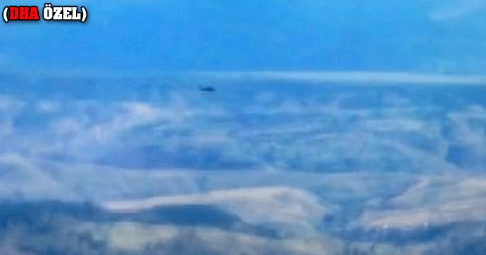 Askeri helikopterin düşmeden önceki son görüntüsü