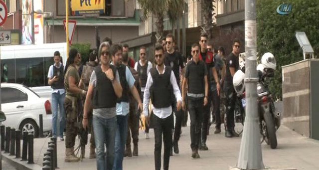 Levent'te sıcak dakikalar!
