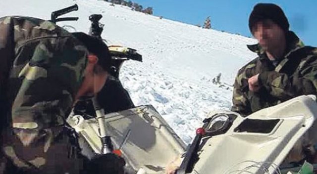 Yazıcıoğlu'nun helikopterinden cihazları söken subaylar