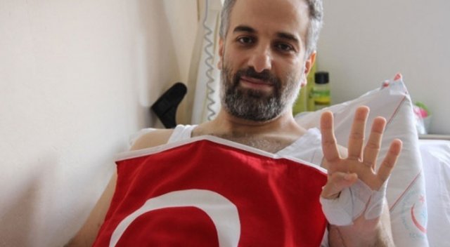 Bileğimden aşağısı çalışmıyor ama vatan sağ olsun