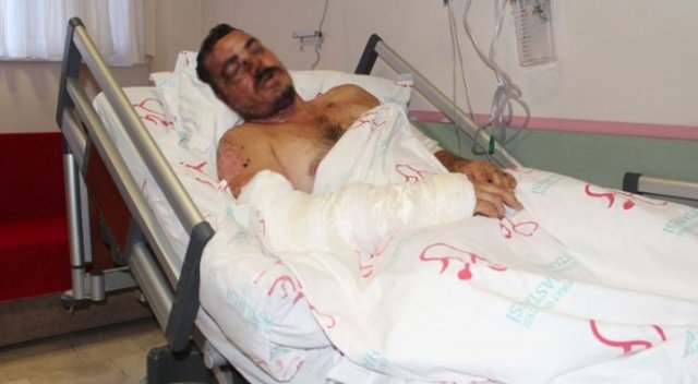 Bombalı aracı, TIR şoförü sıkıştırıp durdurmak istemiş