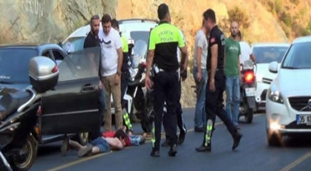 Ehliyetsiz sürücü askeri üsse daldı: Asker silah çekince...