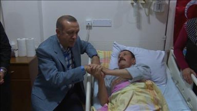 Cumhurbaşkanı Erdoğan'ın ziyareti moral oldu