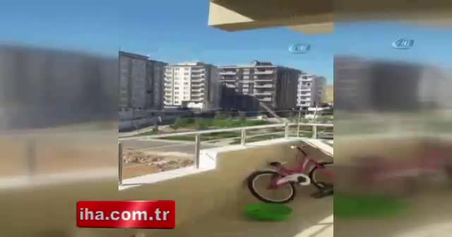 Gaziantep'te ikinci patlama kameralara yansıdı