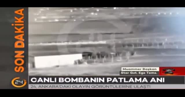 İşte Ankara'daki canlı bombaların patlama anı
