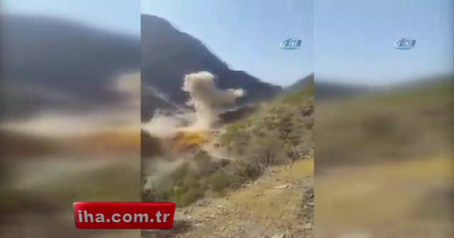 Kato Dağı'ndaki tuzak böyle imha edildi