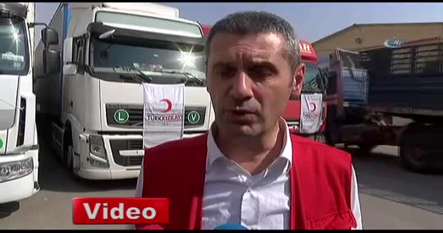 Kızılay’ın Musul yardım konvoyu Erbil’e ulaştı