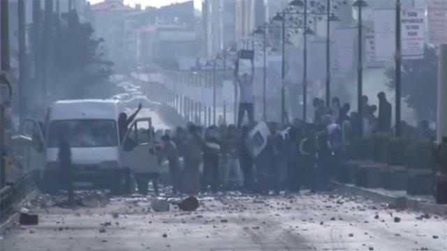 PKK yandaşlarının 6-7 Ekim'deki saldırılarından yeni görüntüler