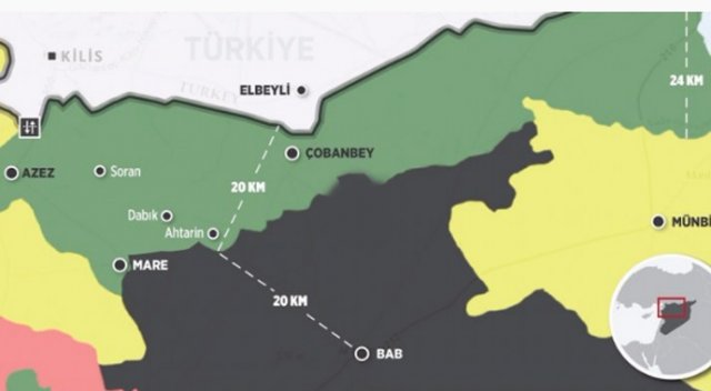 Türkiye PYD'nin koridorunu deldi! İşte animasyonu!