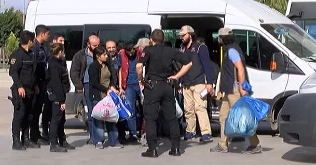 Antalya'da gözaltına alınan 9 kişi'den 7'si tutuklandı