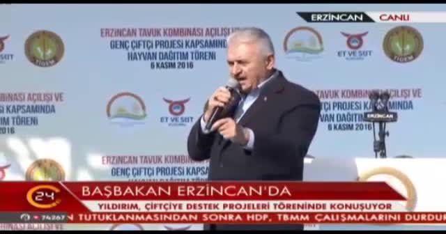 Başbakan Yıldırım'dan çiftçiye indirim müjdesi